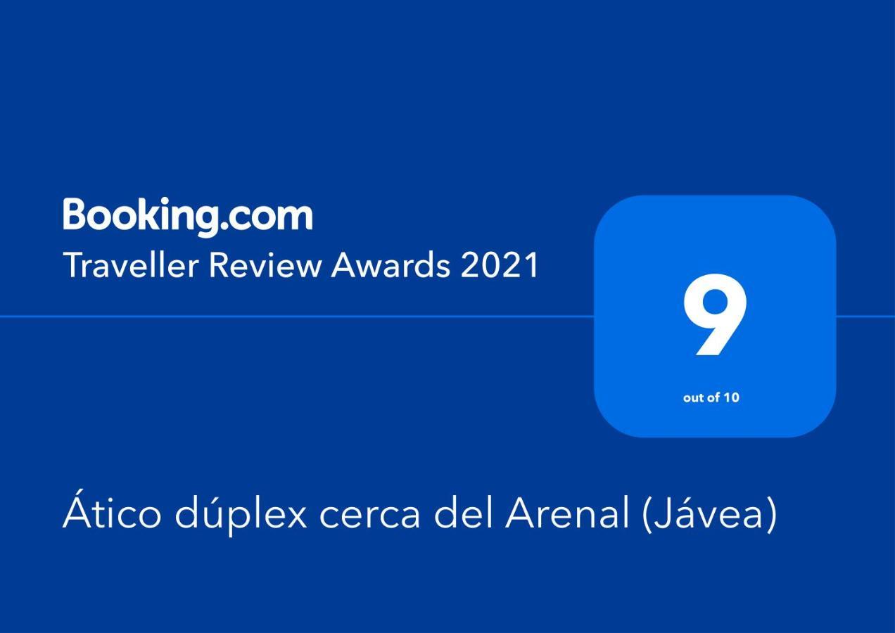 Апартаменты Atico Duplex Cerca Del Arenal Хавеа Экстерьер фото